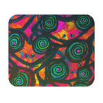 Stained Glass Frogs Rum Punch Mouse Pad (Rectangle) - Fridge Art Boutique