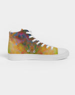 Two Wishes Sunburst Cosmos Men's Hightop Canvas Shoe