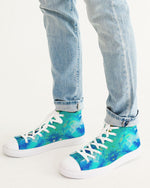 Pareidolia Cloud City Electric Men's Hightop Canvas Shoe