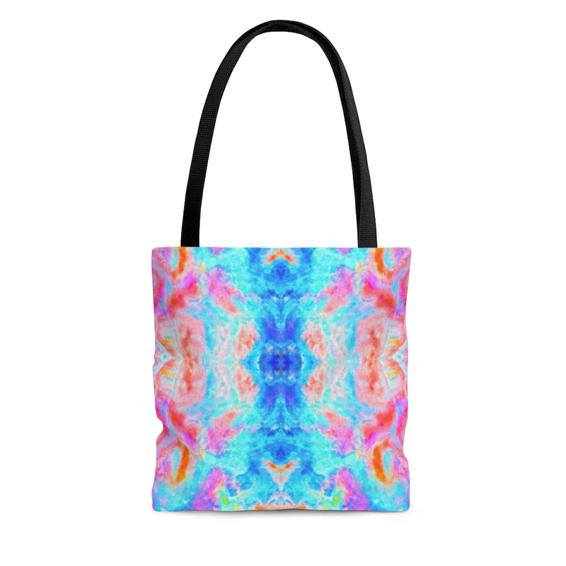 Pareidolia Neon Cloud City Tote Bag