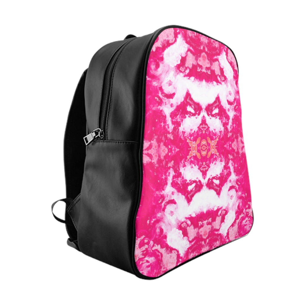 Pareidolia XOX Western Pink School Backpack
