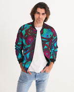 Stained Glass Frogs Cool Men's Bomber Jacket