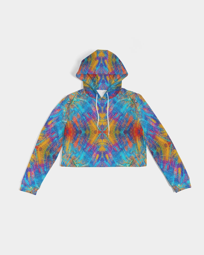 Good Vibes Buttercup Women's Cropped Hoodie