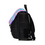 Pareidolia Neon Cloud City Casual Shoulder Backpack