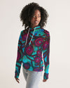 Stained Glass Frogs Cool Women's Hoodie