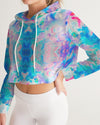 Pareidolia Cloud City Razzle Women's Cropped Hoodie