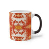 Pareidolia XOX Western Orange Color Changing Mug