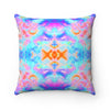 Pareidolia XOX Neon Square Pillow