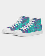 Meraki Ocean Heart Women's Hightop Canvas Shoe