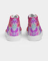 Pareidolia Cloud City Magenta Men's Hightop Canvas Shoe