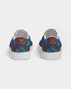 Stained Glass Frogs Men's Slip-On Canvas Shoe