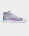 Pareidolia XOX Lilac Men's Hightop Canvas Shoe