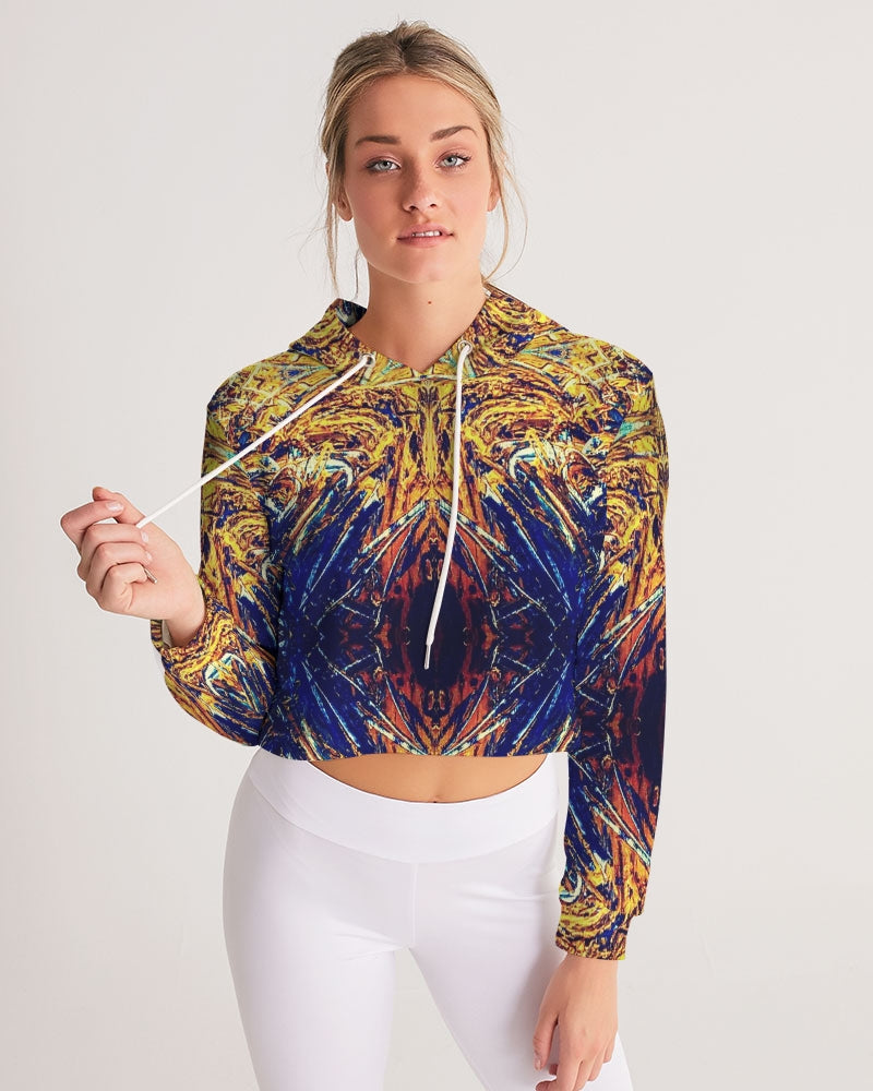 Baroque Palace Women's Cropped Hoodie