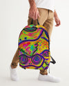 Happy Frogs Neon Large Backpack