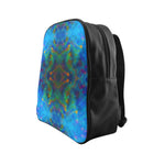Two Wishes Green Nebula Cosmos School Backpack
