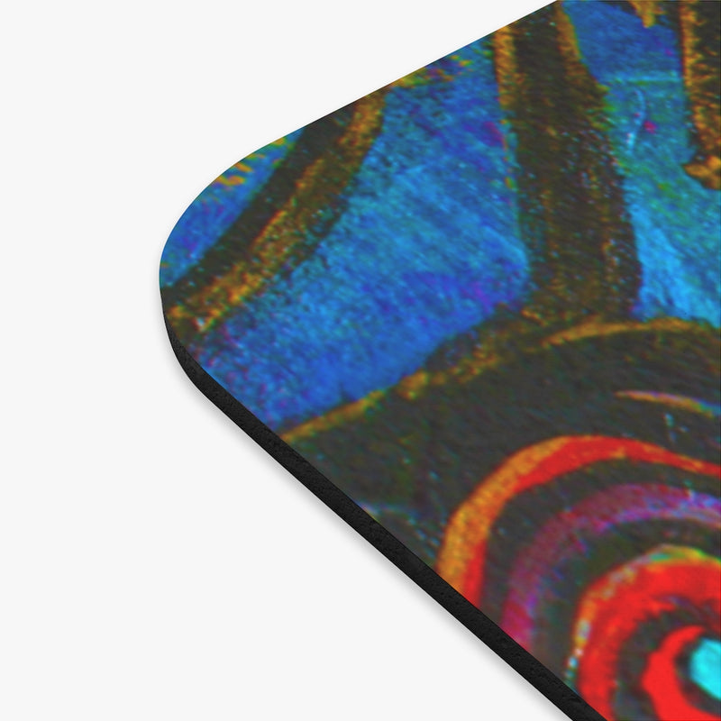 Stained Glass Frogs Mouse Pad (Rectangle)