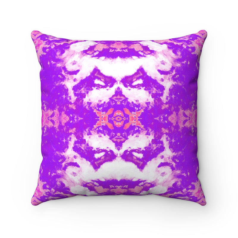 Pareidolia XOX Western Purple Square Pillow