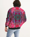 Two Wishes Red Planet Cosmos Men's Bomber Jacket
