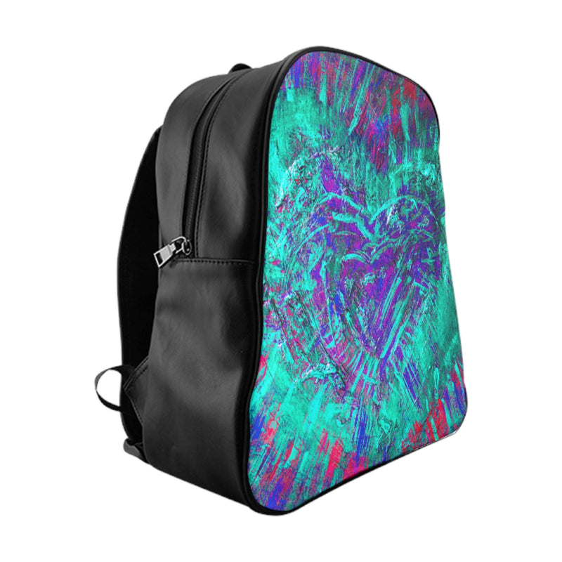 Meraki Ocean Heart School Backpack - Fridge Art Boutique