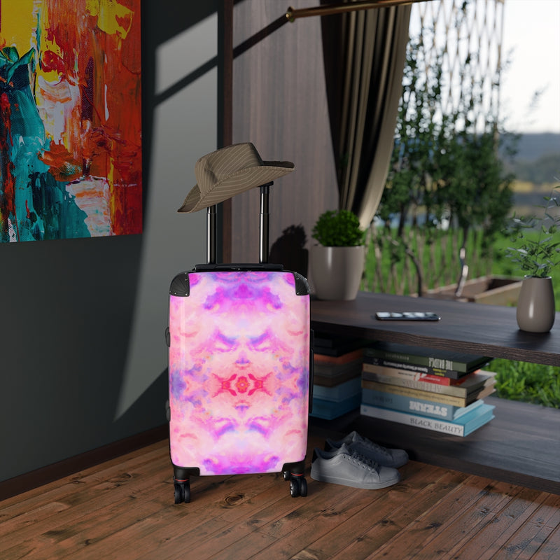 Pareidolia XOX Cotton Candy Cabin Suitcase