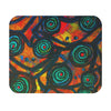 Stained Glass Frogs Sunset Mouse Pad (Rectangle) - Fridge Art Boutique