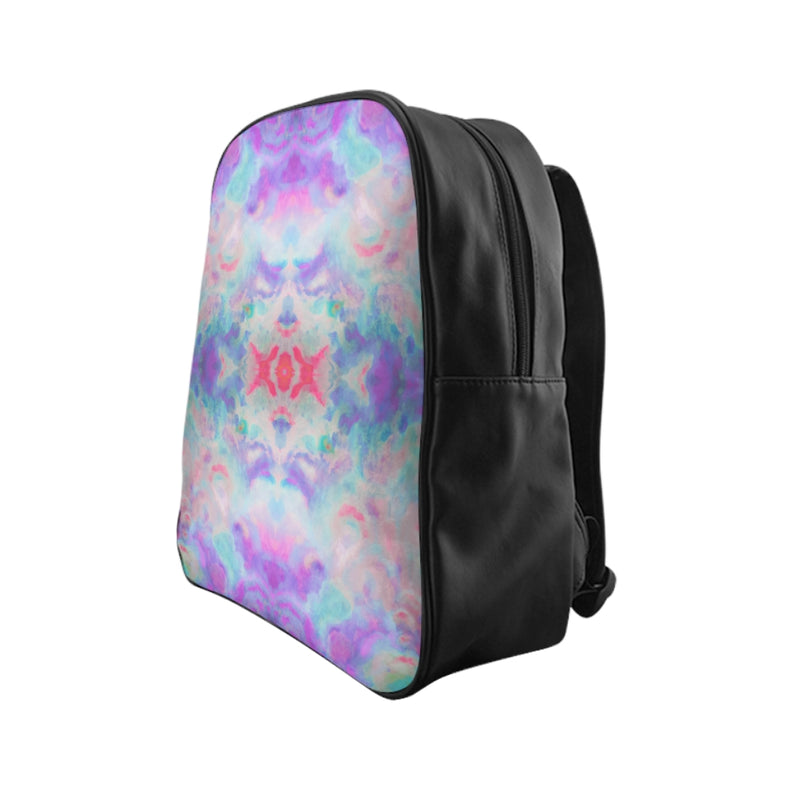 Pareidolia XOX Lilac School Backpack