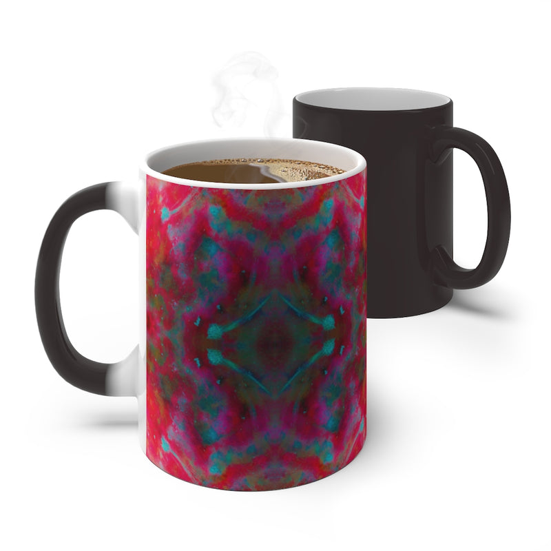 Two Wishes Red Planet Cosmos Color Changing Mug