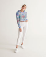 Pareidolia XOX Pastel Sky Women's Cropped Hoodie