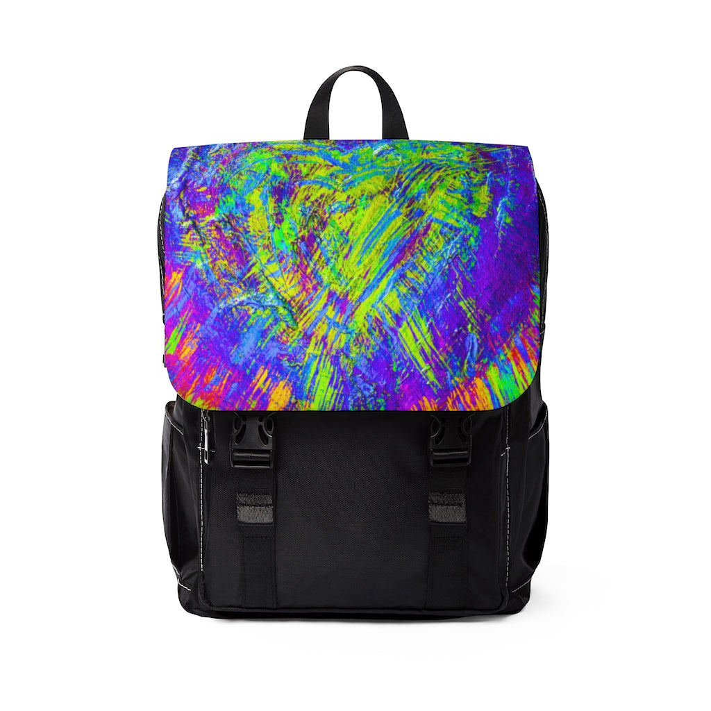 Meraki Mardi Gras Casual Shoulder Backpack - Fridge Art Boutique
