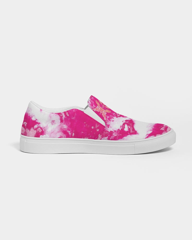 Pareidolia XOX Western Pink Women's Slip-On Canvas Shoe