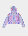 Pareidolia Cloud City Lavender Women's Cropped Hoodie