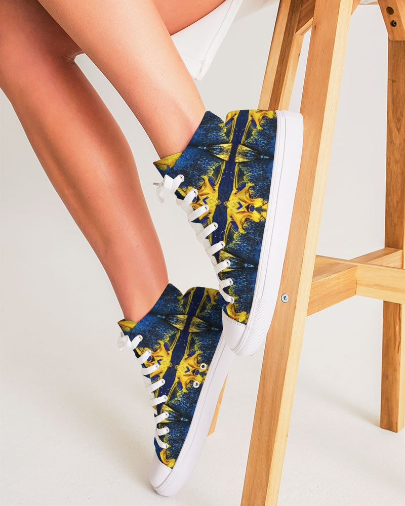 Golden Klecks Style Women's Hightop Canvas Shoe