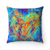 Meraki Neon Heart Square Pillow - Fridge Art Boutique