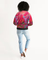 Two Wishes Red Planet Women's Bomber Jacket