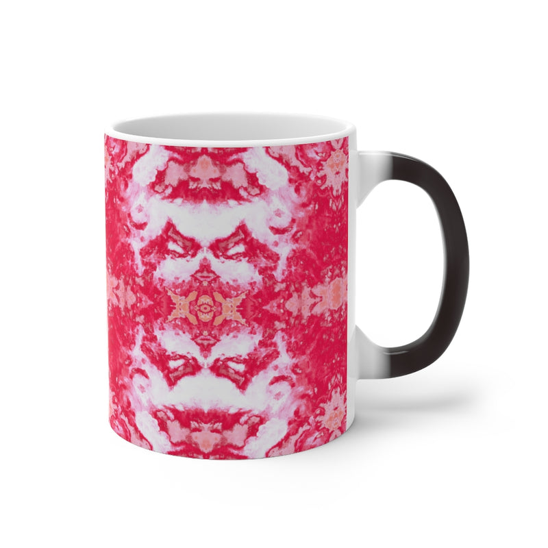 Pareidolia XOX Western Red Color Changing Mug
