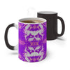 Pareidolia XOX Western Purple Color Changing Mug