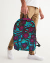 Stained Glass Frogs Cool Large Backpack