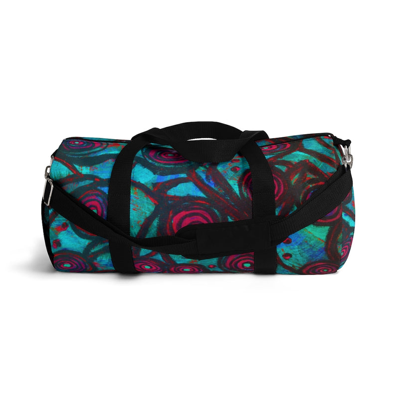 Stained Glass Frogs Cool Duffle Bag - Fridge Art Boutique