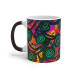 Stained Glass Frogs Rum Punch Color Changing Mug