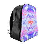 Pareidolia XOX Lavender School Backpack