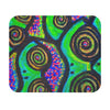 Confetti Frogs Lime Green Jelly Mouse Pad (Rectangle) - Fridge Art Boutique