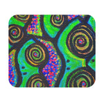 Confetti Frogs Lime Green Jelly Mouse Pad (Rectangle) - Fridge Art Boutique