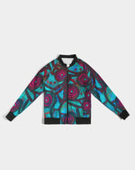 Stained Glass Frogs Cool Women's Bomber Jacket