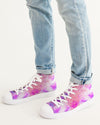 Pareidolia Cloud City Cotton Candy Men's Hightop Canvas Shoe