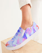 Pareidolia Cloud City Lavender Women's Slip-On Canvas Shoe