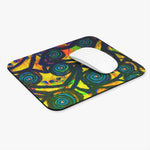Stained Glass Frogs Sun Mouse Pad (Rectangle) - Fridge Art Boutique