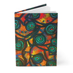 Stained Glass Frogs Sunset Journal Matte