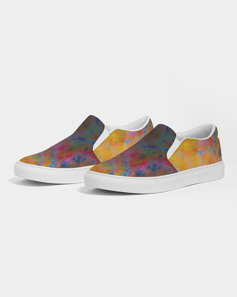 Two Wishes Sunburst Cosmos Men's Slip-On Canvas Shoe