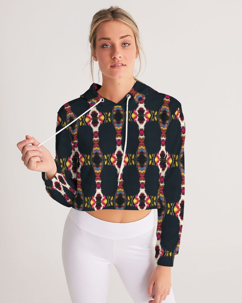 Tushka Bright Style Women's Cropped Hoodie