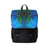 Two Wishes Green Nebula Cosmos Casual Shoulder Backpack